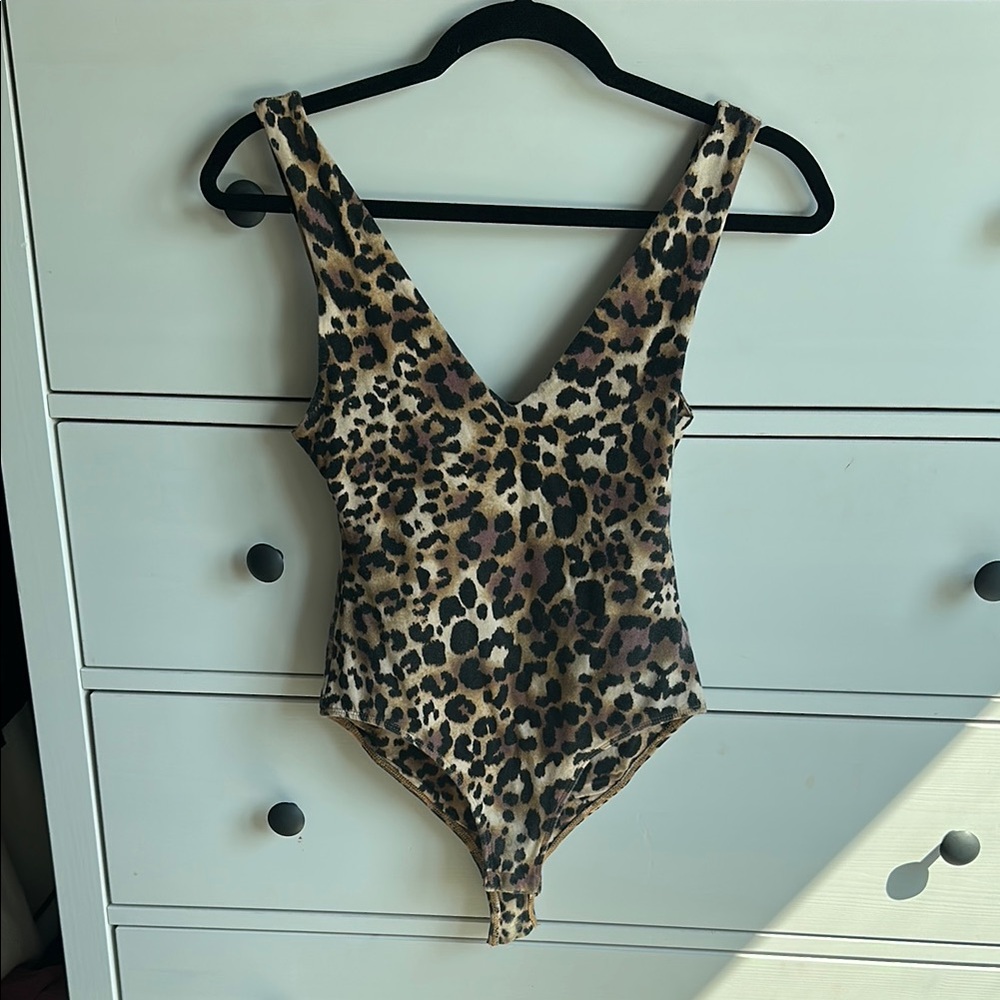 Kendall & Kylie Leopard bodysuit/Leopard body suit One Piece